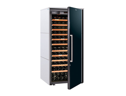 Мультитемпературный винный шкаф Eurocave S Collection M цвет белый хлопок сплошная дверь Black Piano максимальная комплектация.jpg